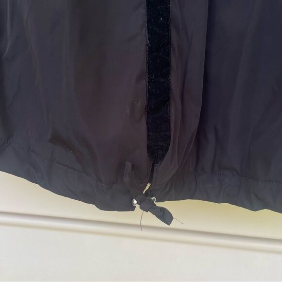 Sleek Sam Edelman Black Lightweight Hooded Anorak Jacket Size XL - Picture 8 of 15